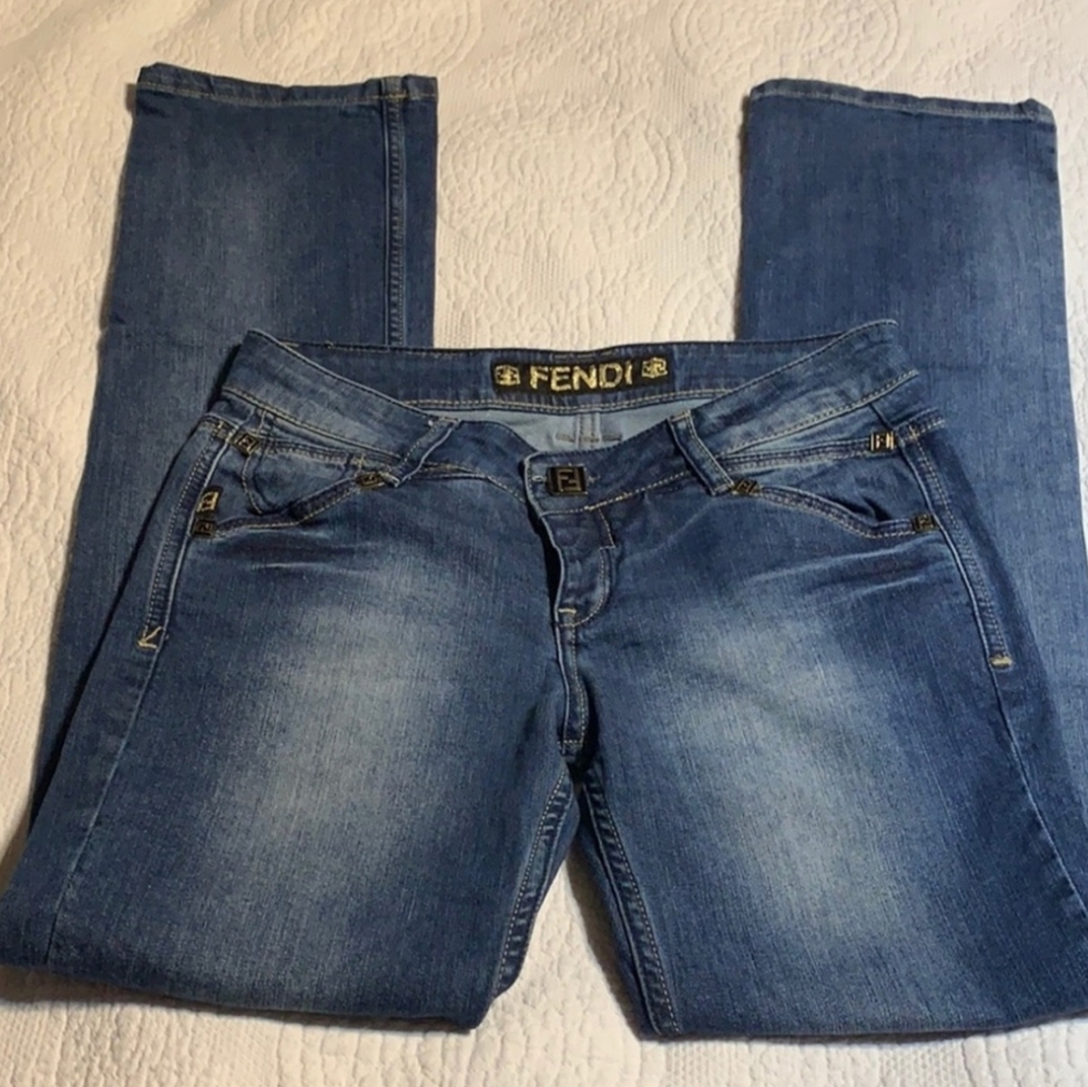 Fendi Low Rise Jeans - image 4